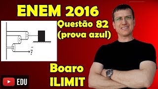 ENEM 2016  QUESTÃO 82  FÍSICA  PROVA AZUL  Prof Boaro ILIMIT EDUCATION [upl. by Iruy]