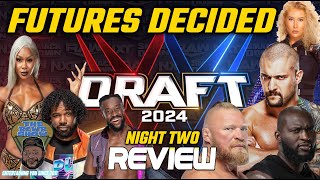 WWE RAW 42924 Review  WWE Draft 2024 Night 2 Big Names Drafted After Night 1 Fumble [upl. by Annalee566]