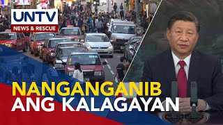 Chinese Pres Xi inaming nanganganib ang ekonomiya ng bansa mga negosyo hirap umanong kumita [upl. by Fayola840]