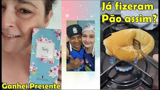 JÁ FIZERAM PÃO ASSIM  PRESENTE QUE GANHEI DE MAMYS😍🥰 [upl. by Nagiam]