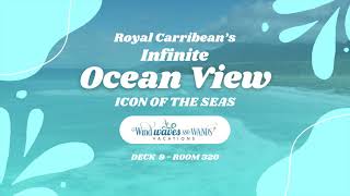 Icon Of The Seas  Infinite Ocean View Room [upl. by Atyekram]