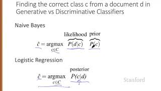 Logistic Regression 1 Generative and Discriminative Classifiers [upl. by Magas]