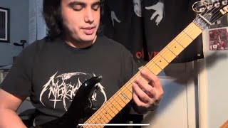 Black Metal Guitar Lesson Catchy dyads in the key of E minor standard tuning [upl. by Torrie]