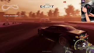 Drift Reign Gameplay  Hellcat Supercharged 700 HP  Steering Wheel PC  Steam [upl. by Skees660]