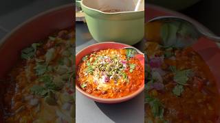 Chorizo Pumpkin Chili recipe link in description easyrecipe vegan veganfood chili veganeats [upl. by Neeoma]