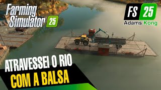 Gameplay FS25 Transporte de madeira e o bug do FARMING SIMULATOR 25 [upl. by Eelram]