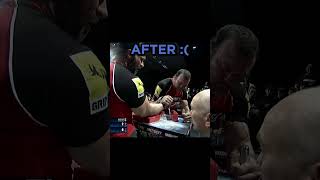 Devon Larrat Vs Denis Cyplenkov Before After  Arm Wrestling Edit armwrestling edit [upl. by Eanore837]