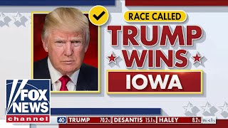 Trump projected to win Iowa caucuses [upl. by Tabatha]