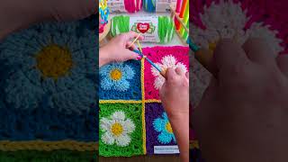 Crochet Granny Square Flower shorts [upl. by Akienahs]