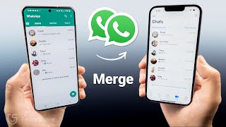 How to Merge WhatsApp Chats from Android to iPhone without Reset without PC [upl. by Elias]