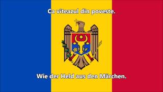 Die Nationalhymne Moldawiens Deutsch  Anthem of Moldova RODE lyrics [upl. by Rugen]