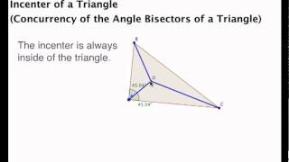 Incenter of a Triangle [upl. by Netty]