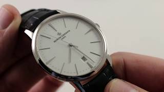 PreOwned Vacheron Constantin Patrimony Contemporaine Ref 85180000G9230 Luxury Watch Review [upl. by Lyrrehs149]