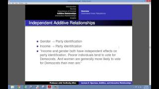 Lecture 6 Spurious Additive and Interactive Relationships [upl. by Gorlin]