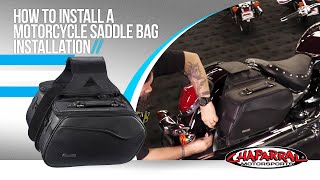 How to Install a Motorcycle Saddlebag Installation Tutorial  ChapMotocom [upl. by Schild]