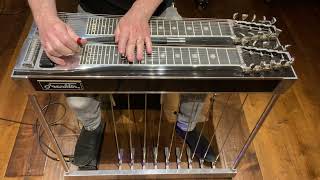 Working Man Blues Pedal Steel Guitar 1 Improvised Solo [upl. by Pangaro]