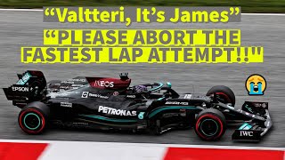 quotValtteri Its Jamesquot again  Dutch GP 2021 [upl. by Ambrosia]