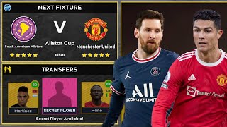 DLS 22  Manchester United vs South American Allstars  Final  Dream League Soccer 2022 Gameplay [upl. by Stephenson934]