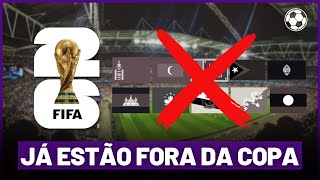 10 seleções que já estão fora da Copa do Mundo de 2026  GOL DE CANELA [upl. by Yvehc]