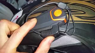 How to turn on FM radio of BTS2 helmet bluetooth intercom [upl. by Yeldah]