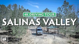 SALINAS VALLEY California  Williams Hill Recreation Area  4K Ultra HD Driving Tour [upl. by Oira]