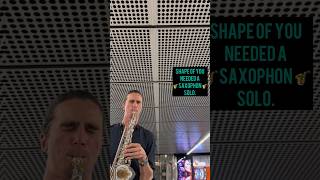 Subway Sax  Shape of You Solo [upl. by Irtimed129]