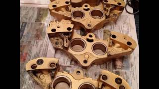 CBR900RR Calliper Rebuild  26 08 2016 [upl. by Asillim748]