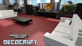 DECOCRAFT FURNITURE CRAFT MOD para MINECRAFT PE 119 [upl. by Kellda]