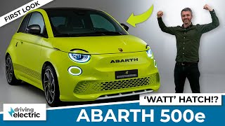 Electric Abarth 500e we test its CRAZY new feature  DrivingElectric [upl. by Eylrahc247]