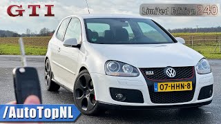 VW Golf GTI MK5 edition 240 ABT 232150KM REVIEW on AUTOBAHN by AutoTopNL [upl. by Firehs]