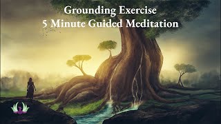 Quick 5 Minute Grounding Guided Meditation  Reduce Anxiety  Grounding Exercise [upl. by Nahgem827]