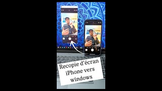 Recopie décran iPhone vers windows shorts [upl. by Ixela]