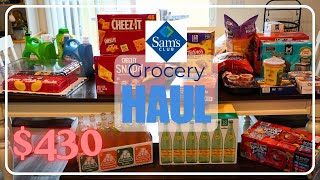 Sams Club Haul for our large family [upl. by Ilenay524]