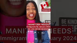 Relocate With Your Family To Manitoba Canada In 2024  You Dont Need A Job Offer ammy canada [upl. by Burney39]