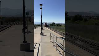 Frontrunner 122 arriving at American fork stations [upl. by Asilec275]