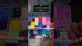 DIY bracelet making with beads diy howtomakeabeadbracelet  jewellery diyjewelry bracelet [upl. by Dudden]