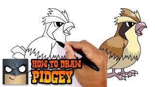 How to Draw Pokemon  Pidgey  Step by Step [upl. by Coster]