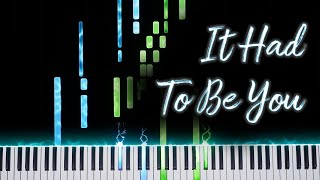 It Had To Be You Beegie Adair Piano Version Piano Tutorial [upl. by Aihsot]