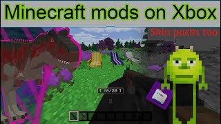 How to get mods on Minecraft Xbox 2024  Everything explained [upl. by Meekah]