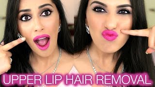 DIY  UPPER LIP HAIR REMOVAL at Home  Himani Wright Threading amp Waxing Facial Hair Tutorial [upl. by Abana832]