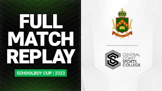 Schoolboy Cup 2023  Farrer MAHS v Central Coast Sports College  Full Match Replay  Round 2 [upl. by Hahnert]