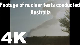 Footage of nuclear tests conducted in Australia Unknown codename [upl. by Anyrak]