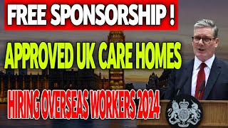 UK Care Homes Offering Visa Sponsorship to Foreign Workers at No Cost [upl. by Hackney454]