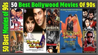 50 Best Bollywood Movies of 90s  90 के दशक की 50 याद्गार फिल्में  Best Hindi Classics Movies 1990s [upl. by Christiane]