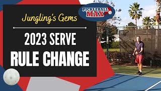 2023 Pickleball Serve Rule Changes [upl. by Skipper]