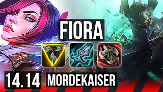 FIORA vs MORDEKAISER TOP  10 solo kills 1000 games  VN Master  1414 [upl. by Aicert]