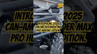 2025 CanAm Outlander MAX PRO Hunting Edition Wildland Camo color brp canam hunting offroad [upl. by Agretha]