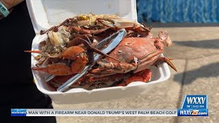 Community comes out to 43rd annual Biloxi Seafood Festival [upl. by Lleryd]