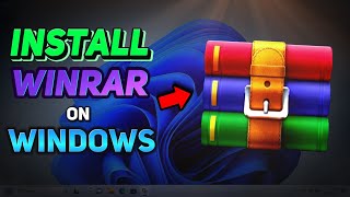 How to Download amp Install WinRAR on Windows 1011 Tutorial [upl. by Eceinart990]