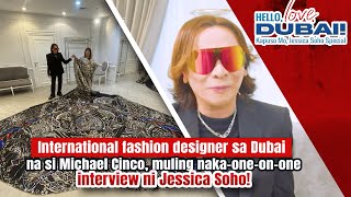 Jessica Soho’s oneonone interview with Michael Cinco  Kapuso Mo Jessica Soho [upl. by Isahella]